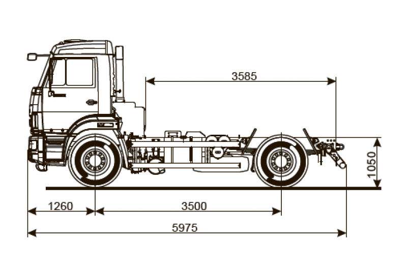 43255-2010-69 Шасси КамАЗ
