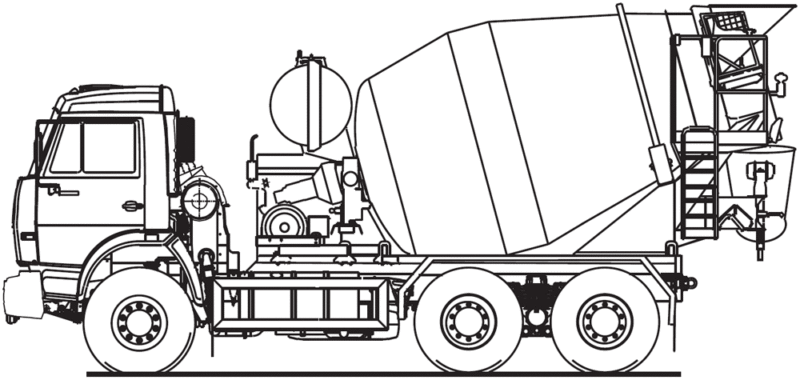 КАМАЗ 5814Z6 Автобетоносмеситель