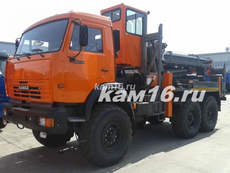 Бурильно-крановая машина КамАЗ Ямобур JUNJIN SA-040C