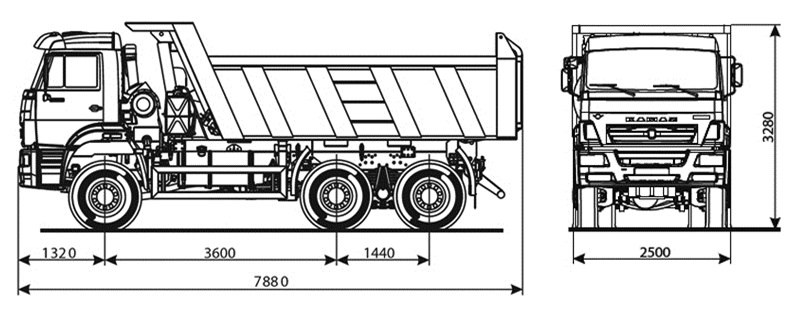 6520-6024-49(B5) Самосвал КамАЗ